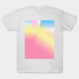 Aesthetic Rainbow Fade ∆∆∆ Original Abstract Wall Art T-Shirt